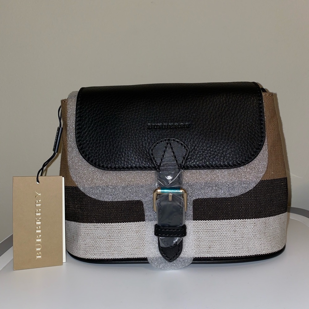 Burberry Canvas Check Crossbody Bag